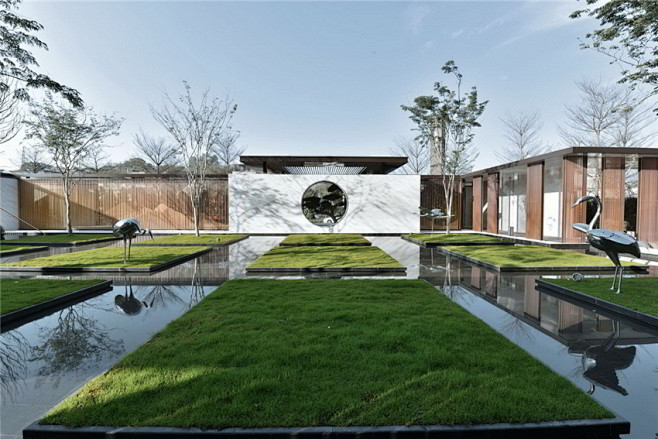 新中式住宅小区禅意景观设计
