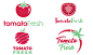 番茄标志logo矢量图