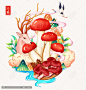 红菇干货插画手绘
汇图网
https://www.huitu.com/design/show/20221218/135457627200.html
