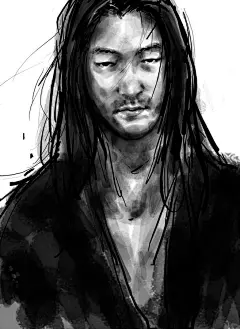 来点墨香的—Jungshan（Rola Chang），台湾女插画师，她平日是一位技术公司的职员，擅长水墨风格插画，她通常直接使用水墨绘画，然后再进行数码后期修饰。