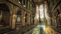 Throne Room, Jennie Goggin : Throne room inspired by Final Fantasy's universe.