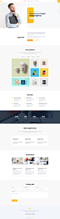 Mak personal portfolio cv vcard resume wordpress theme by droitlab home 3