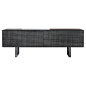 Laurameroni "Maxima" Sideboard in Tin Liquid Metal & Marble by Bartoli Design For Sale