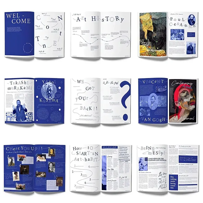 书籍内页排版设计｜我设计的第一本小杂志-花瓣网
