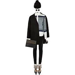 A fashion look from November 2013 featuring Jaeger blouses, Topshop coats and 2nd Day jeans. Browse and shop related looks.