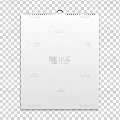空白日历，名片设计