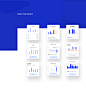 graph chart finance mobile ui ux ios Mobile app dashboard banking