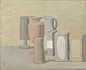 静物
艺术家：莫兰迪
年份：1949
材质：布面油画
尺寸：36 x 43.7 CM