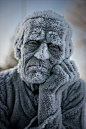 An icy statue | photographer Miika Järvinen