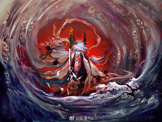 36为阴阳师画的大江山系列 ,酒吞和鬼切 67676767阴阳师插画