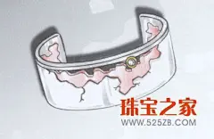手绘首饰设计样稿欣赏(二)_珠宝设计_珠宝之家@北坤人素材