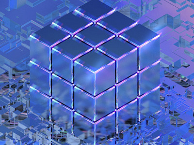 A isometric 3D Cube ...