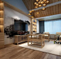 420平中式风格别墅茶室实木桌椅设计图-每日推荐