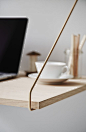 shelf + desk - minimalistic and beautiful /