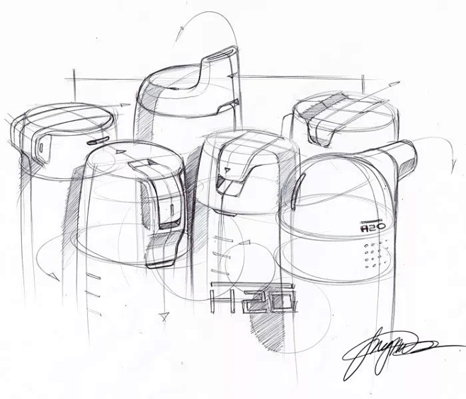 瓶子产品造型设计技巧，瓶型设计的圆柱美学...