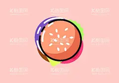 汉堡  - 源文件下载【酷图网】汉堡,通用小图标,名片图标,矢量图标,网址图标,标志图标,企业LOGO标志,设计素材,广告设计,图标素材