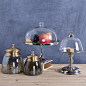 发现生活 欧式样板房铜色玻璃罐 家居软装饰品 厨房桌面摆设-tmall.com天猫