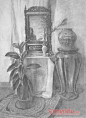 中央美术学院优秀素描静物精品019