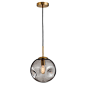 简约现代创意凹凸玻璃球吊灯轻奢美式艺术餐厅设计师样板房灯具-淘宝网