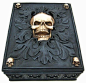 Skull Jewelry Trinket Box: