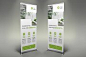 Business  Roll Up Banner : Corporate roll-up banners template. This layout is suitable for any project purpose. Very easy to use and customise. //File Information: - 1 Photoshop File &#40;.psd&#41; - File size 30x70 inches -