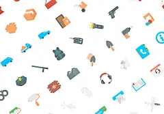 528个办公室交付酒店装修医学餐厅服务类矢量图标集Service Icons :  