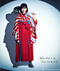 #和服##二尺袖##袴##modern antenna# 新作... 来自方块2_Diamonds2 - 微博