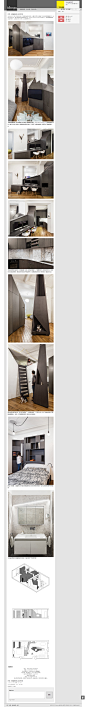 巴黎：充满趣味的生活几何空间 - 居宅 - 室内设计师网   @小时光a
