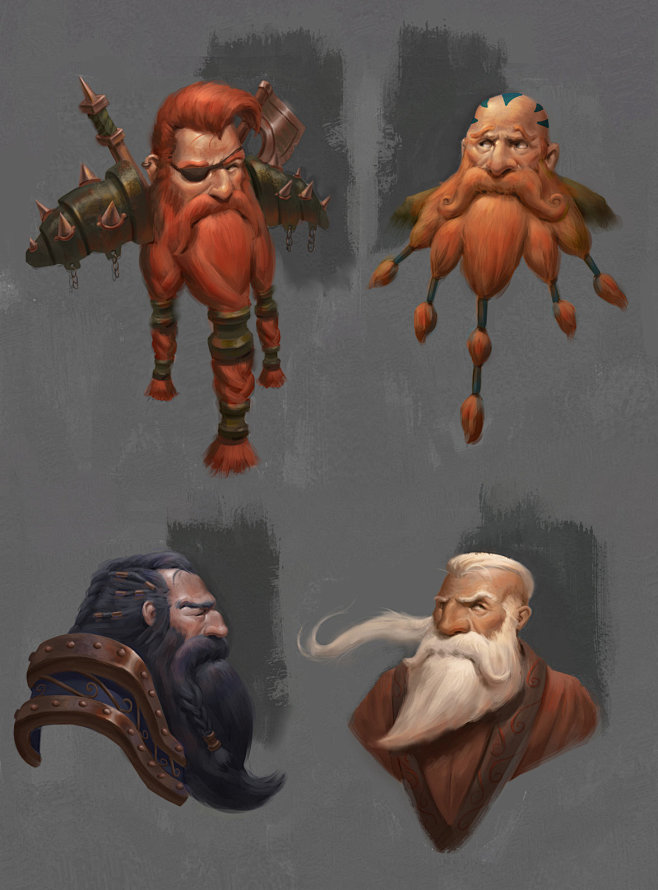 Dwarves sketches, Ug...