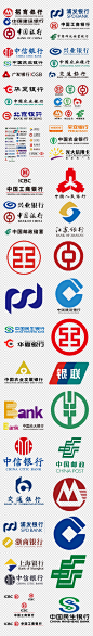 银行logo招商银行建设银行中国银行png素材