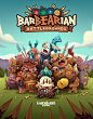 Barbearian Battlegrounds // Board game : Barbearian - Battlegrounds Borad gameDesigner: Walter Barber, Ian VanNestPublisher: Greenbrier Games...is a simultaneous secret-action, dice-puzzle, worker placement game for up to four players. Become one of four 
