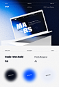 blue Figma Logo Design nasa science Technology UX design ux/ui Web Design 