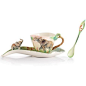 Family Fun #Elephant Porcelain Cup Saucer & Spoon Set by #Franz Collection.: 