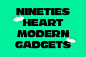 90年代复古怪诞海报标题Logo设计粗体英文字体安装包 Dooky Sans Serif Display Bold Font插图4