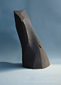 ceramic sculpture, barcelona, british artist barcelona, stoneware, black and white, london ceramic sculpture