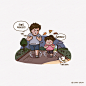 야간운동 : 헛둘 헛둘~ 매일 먹기 위해 달리고 있어요:) Exercise for eating. - #캐리의오늘 #재밌는건다내꺼