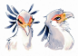 Lintu ✨ on Twitter: "secretary birds have fabulous mascara … "