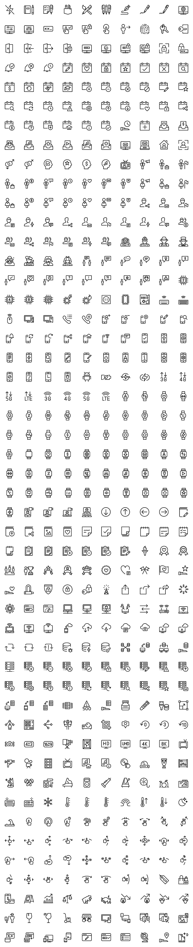 New icons selection ...