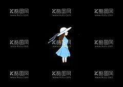 女孩  - 源文件下载【酷图网】漂亮女孩,儿童,女孩,女的,卡通人物,小女孩,卡通女孩,可爱的小女孩,手绘,