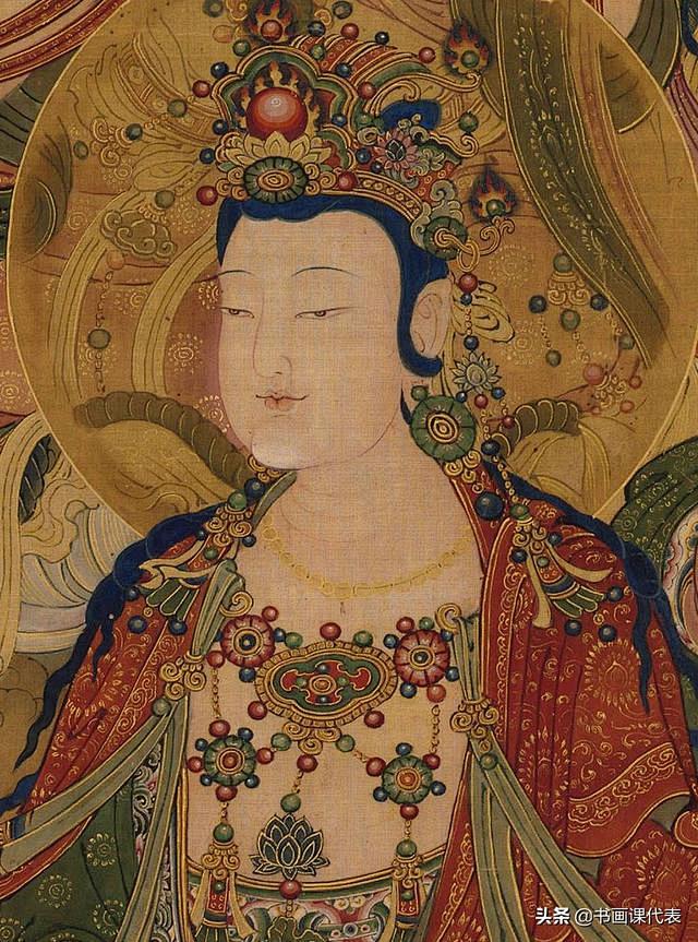 罕见明代顶级佛画，不输画圣吴道子！高清细...