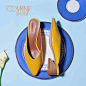 【沈月同款】Toomanyshoes粗跟休闲鞋夏季女士穆勒单鞋 Off Duty-tmall.com天猫