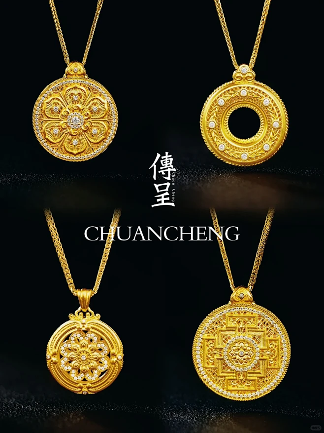 这是古法金⁉️美的像宫廷里的艺术品_1_传呈珠宝_来自小红书网页版-花瓣网