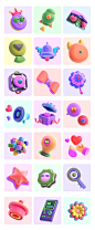 Creative icons系列拟物图标
