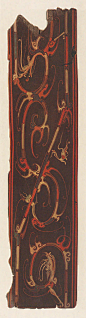乐浪彩箧塚中出土的汉代漆匣，仙气十足的汉代纹饰 ​​​​