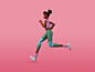 Spring Park Run by R A D I O | Dribbble | Dribbble 3d Character Animation, Character Design Cartoon, 3d Model Character, Cute Cartoon Characters, Character Modeling, Cartoon Styles, Character Concept, Cartoon Design, 3d Modeling