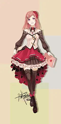 甜甜萌物语 同人图 插画 壁纸 | 红心日记 | 半次元-第一中文COS绘画小说社区