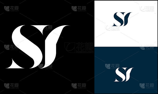 SY,YS抽象字母标志