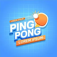 其中包括图片：Premium Vector | Detailed table tennis logo concept