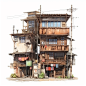 建て増しした住宅