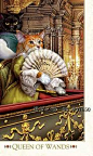 Baroque Bohemian Cats' Tarot波希米亚猫塔罗牌 迷你版（预订-淘寶網